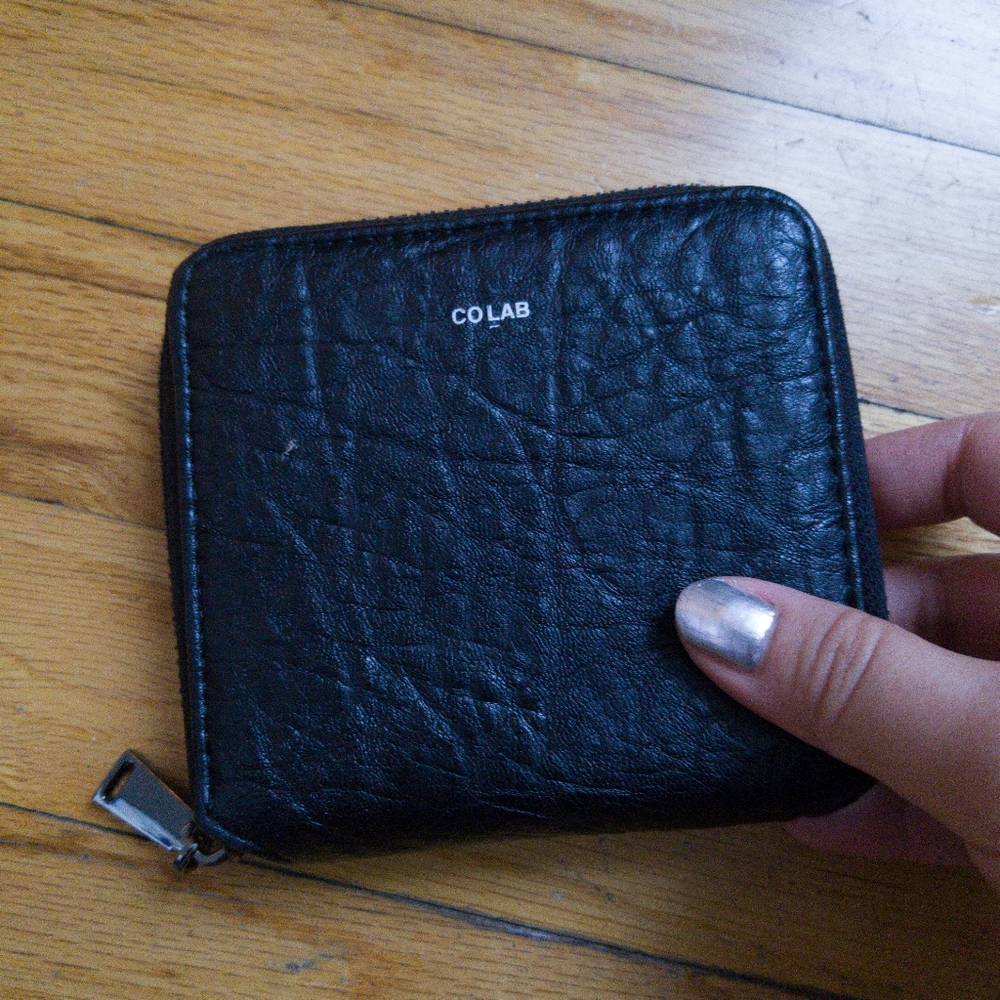 Colab leather wallet